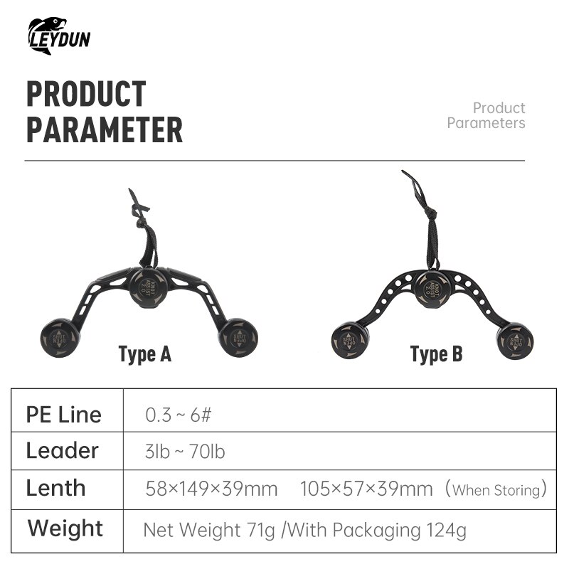 LEYDUN Fishing Tools GT FG PR  - Fishing Line Winder 评论和价格