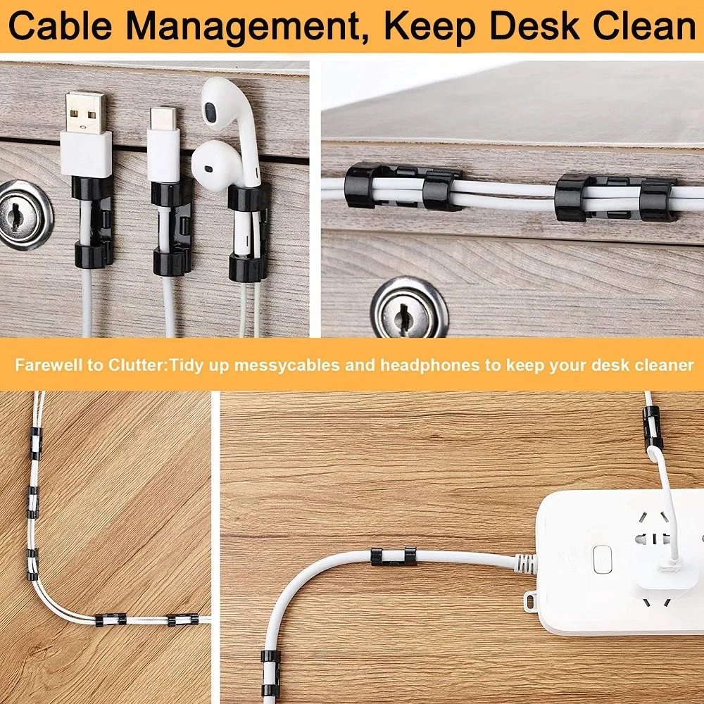 20/40PCS Cable Organizer Clips - Tippet Line 评论和价格