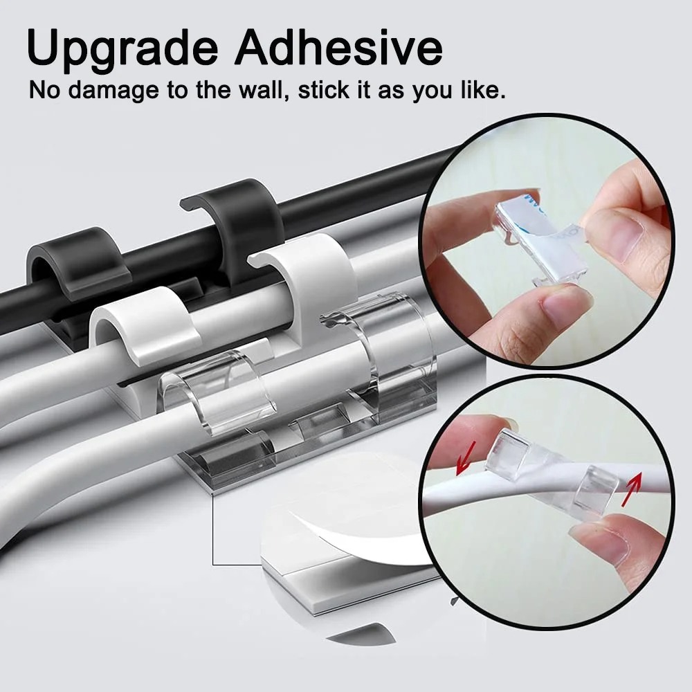 20/40PCS Cable Organizer Clips - Tippet Line 评论和价格