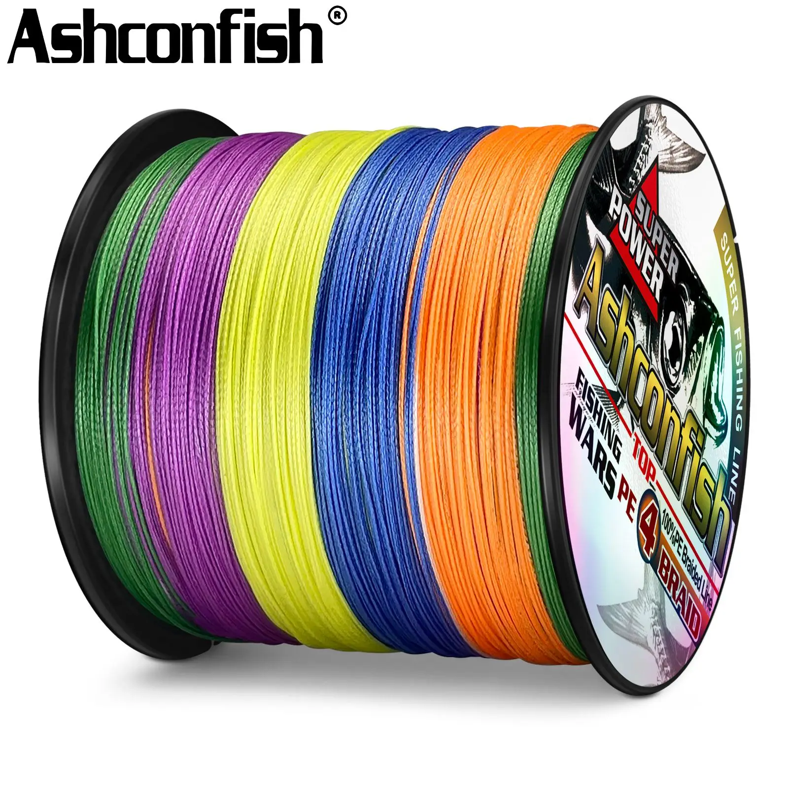 Ashconfish 500M Multicolour PE - Ice Fishing Line 评论和价格