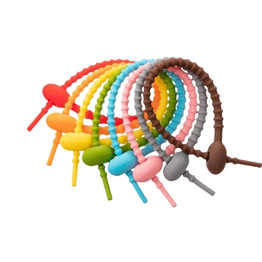 10Pcs Flower Star Silicone Cab - Tippet Line 评论和价格